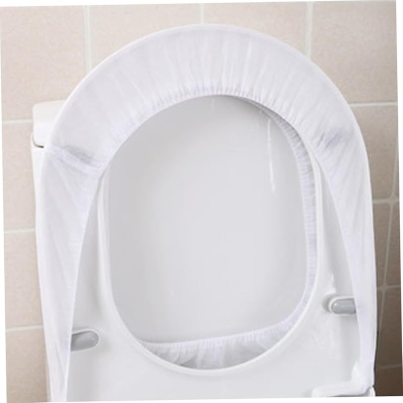 50 Pack Disposable Toilet Seat Covers Portable Bathroom Sanitary Liners - Image 4